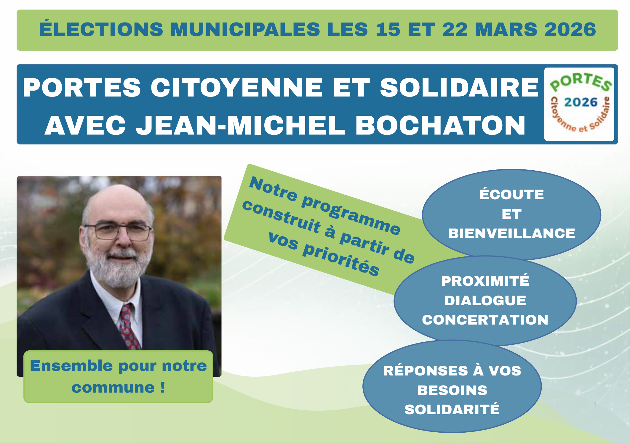 Municipales 2026… Demandez le programme !