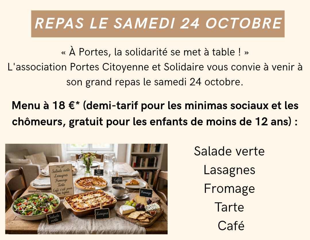 Lire la suite à propos de l’article À Portes, la solidarité se met à table